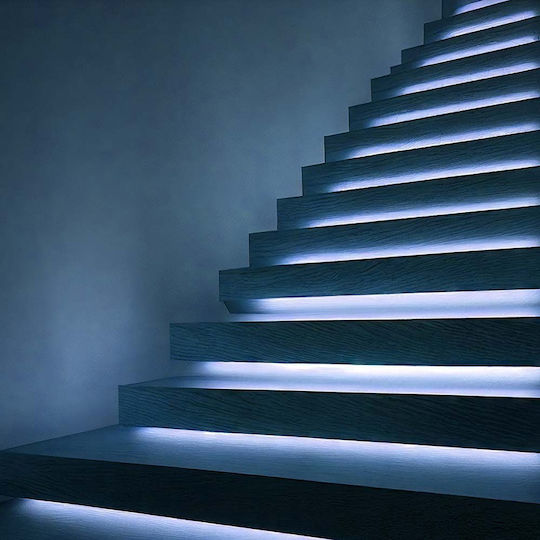 V-TAC Bandă LED impermeabilă 24V lumină albastră tip COB