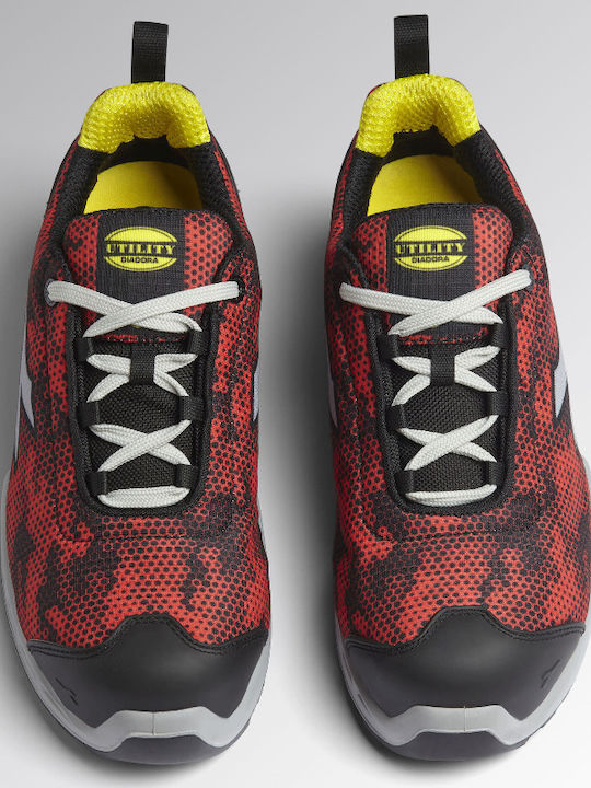 Utility Diadora Stable Impact Παπούτσι Ασφαλείας Μαύρο S1P με Πιστοποίηση ESD,SRC