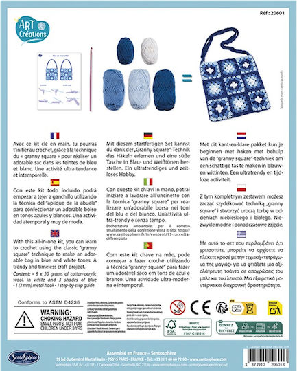 Sentosphere Meșteșuguri pentru copii Blue Bag pentru copii 10+ ani