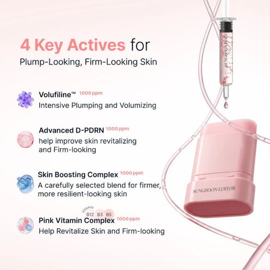Sungboon Editor PDRN Pink Vitamin Light Moisturizing Balm for Face & Lips with Retinol & Hyaluronic Acid 10gr