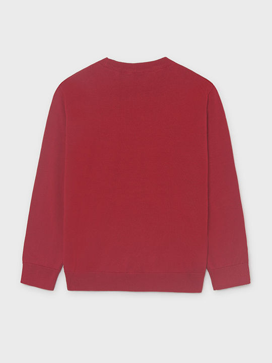 Mayoral Kids Long-Sleeved Sweater Red