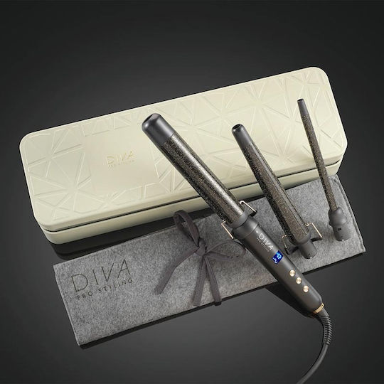 Diva Pro Styling Precious Metals Ondulator conic pentru bucle PRO241