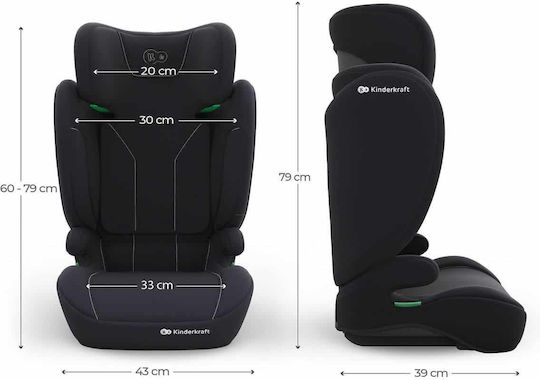 Kinderkraft I-Spark 2-in-1 Столче за кола i-Size Черно