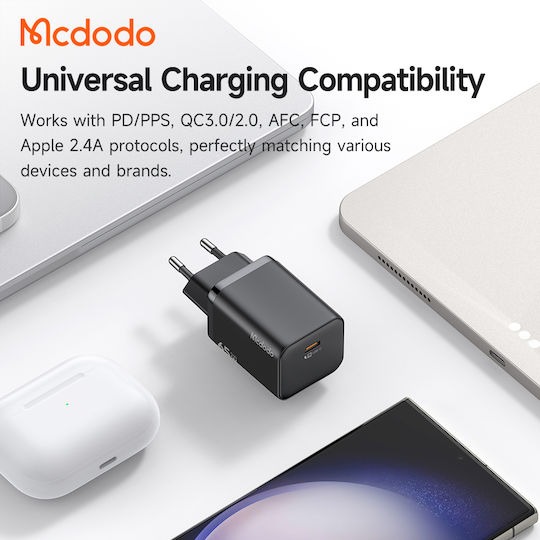 Mcdodo Wireless GaN Charger with USB-C Port 65W Black (CH-0850)
