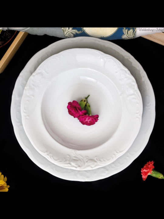 Emfasi White Porcelain Dinnerware Set 27pcs