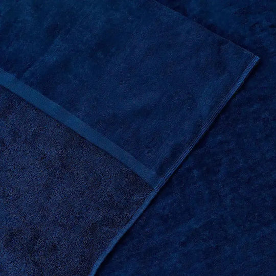 Borea Borea Strandtuch Baumwolle Schwarz 200x85cm