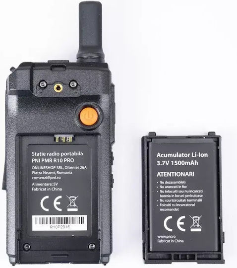 PNI PMR R10 Pro Комплект 2 Преносими Радиостанции PMR446 0.5W