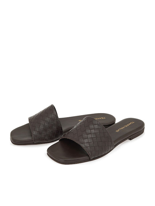Women's Flat Sandals Brown