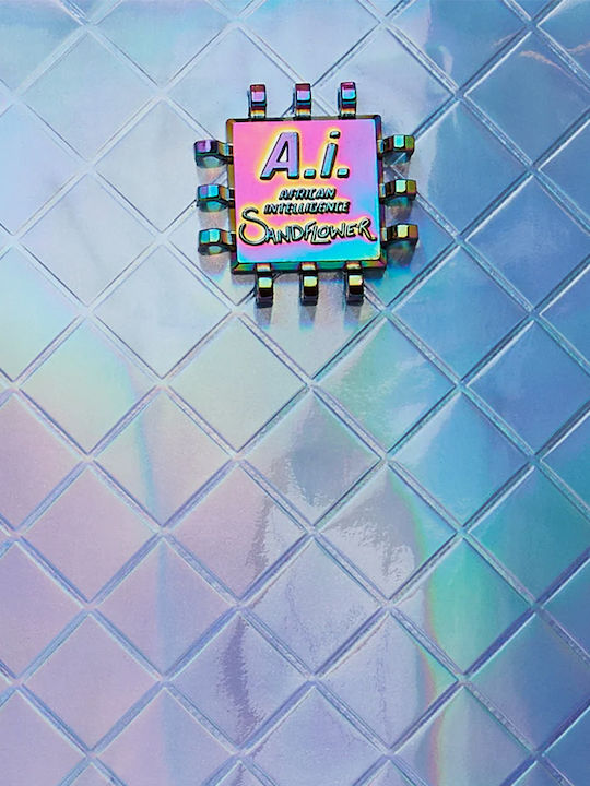 Sprayground Ai Mermaid Scales Ученическа Раница Лилава 29 x 15 x 45.7см