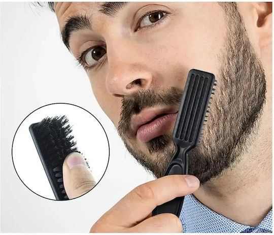 Beard Brush Beard Filler Beard Density Set Black