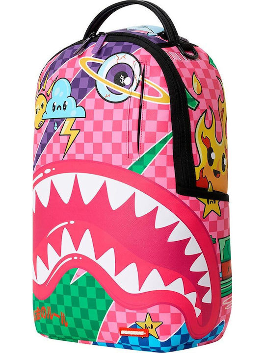 Sprayground Wild Wtf Schulranzen Rucksack für Junior High-High School mit Flaschenhalter Kawaii Chaos 29 x 15 x 45,7cm