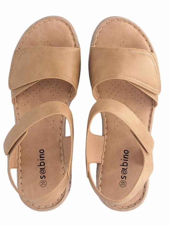 Anatomisch Damenplattformen Beige