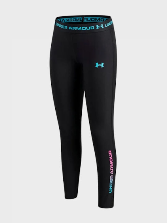 Kids Sports Long Black Leggings