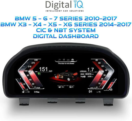 Digital Iq Fz 972_ic 12.3in Bmw 5 5 Gt 6 7 Series Mod 2010-2017 X3 X4 X5 X6 Mod 2014-2017 Digital Dashboard