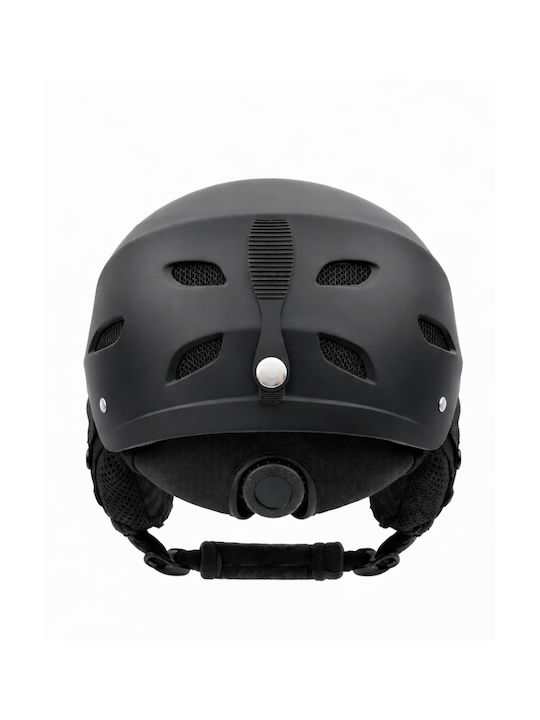 Novus Men's Ski & Snowboard Helmet in Black Colour
