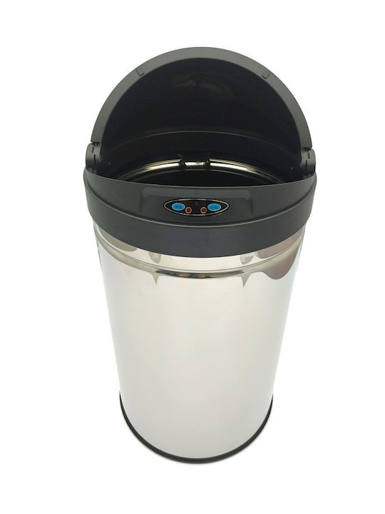 MRShome Mülleimer aus Inox Silber 30lt