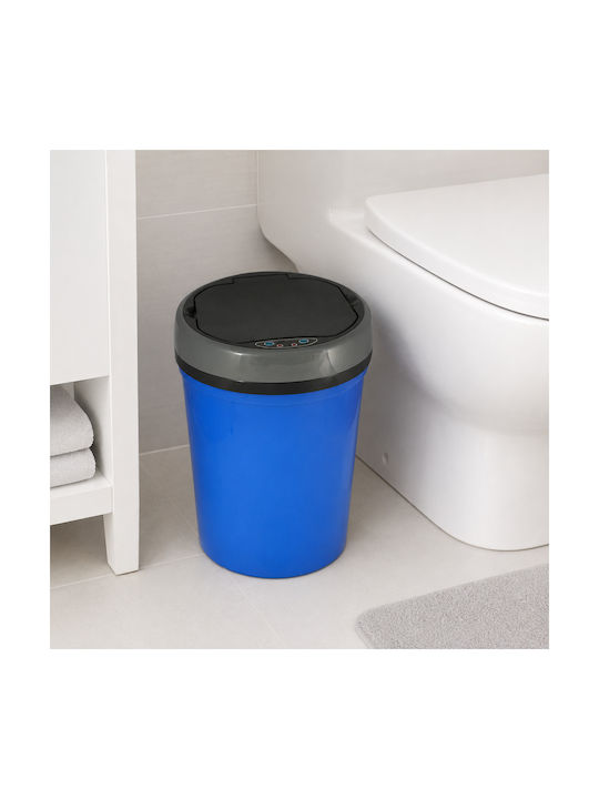 MRShome Plastic Waste Bin with Photocell Blue 9lt