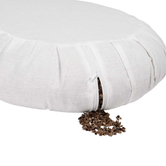 Meditation Cushion Zafu Omm Yoga Navy Blue