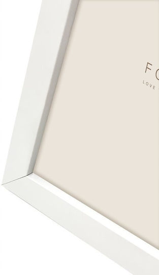Focus Photo Frame With White Plastic Frame 21x29.7