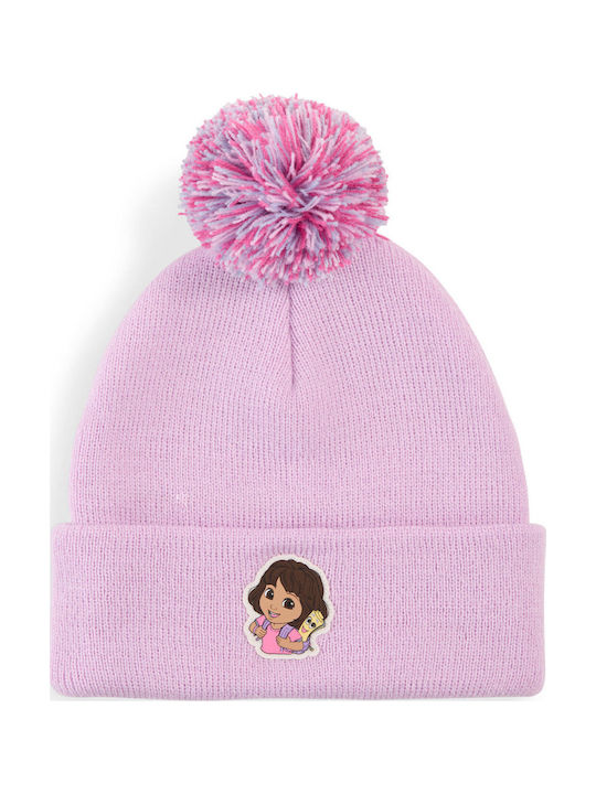 X Dora The Explorer Căciulă Tricotată Roz pentru Copii