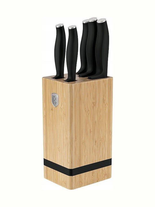 Berlinger Haus Knife Set with Base from Stainless Steel 7pcs