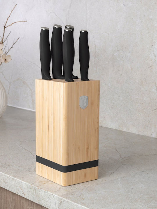 Berlinger Haus Knife Set with Base from Stainless Steel 7pcs
