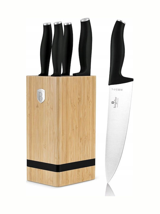 Berlinger Haus Knife Set with Base from Stainless Steel 7pcs