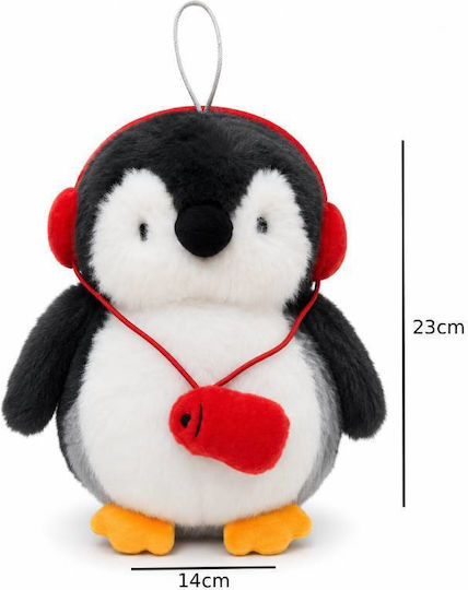 Plush Penguin Christmas 23 cm