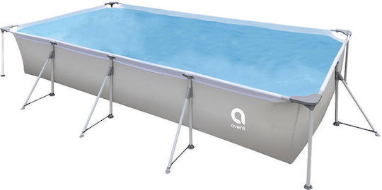 Avenli Swimming Pool with Metallic Frame 394x207x80cm