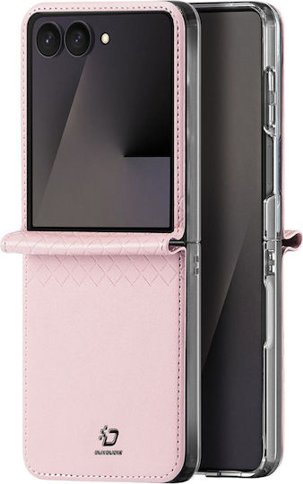 Dux Ducis Bril Book Кожен Розов (Galaxy Z Flip8)