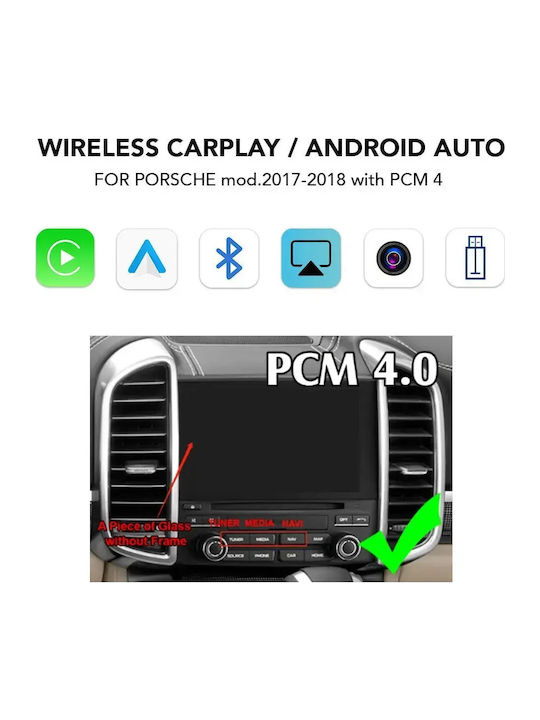 Digital IQ Car Audio System for Porsche Cayenne / Panamera / Cayman 2017-2018 Bluetooth USB AUX WiFi GPS Apple CarPlay Android Auto