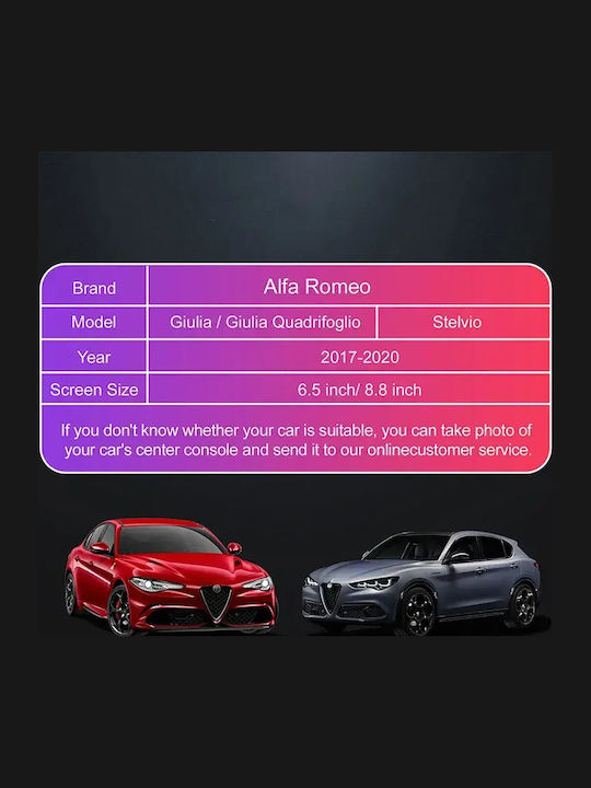 Digital IQ Car Audio System for Suzuki Swift Skoda Superb Alfa Romeo Giulia / Stelvio Chrysler Vision 2015-2026 Bluetooth USB WiFi GPS Apple CarPlay Android Auto