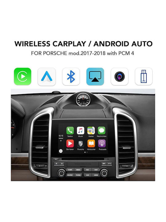 Digital IQ Car Audio System for Porsche Cayenne / Panamera / Cayman 2017-2018 Bluetooth USB WiFi GPS Apple CarPlay Android Auto