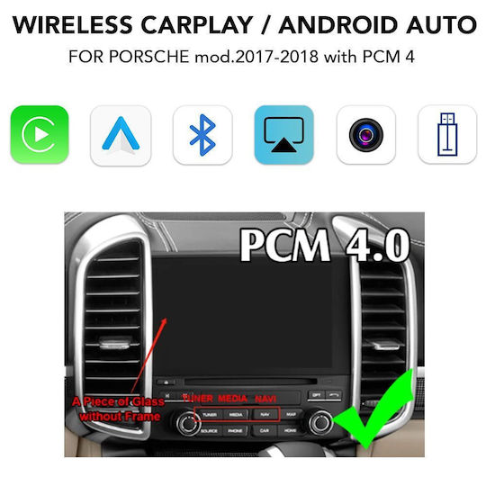 Digital IQ Car Audio System for Porsche Cayenne / Panamera / Cayman 2017-2018 Bluetooth USB WiFi GPS Apple CarPlay Android Auto