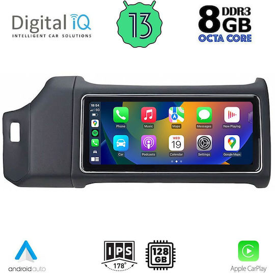 Digital IQ Ηχοσύστημα Αυτοκινήτου για Land Rover Range Rover 2013-2017 (Bluetooth/USB/WiFi/GPS/Apple-Carplay/Android-Auto) με Οθόνη Αφής 12.3"