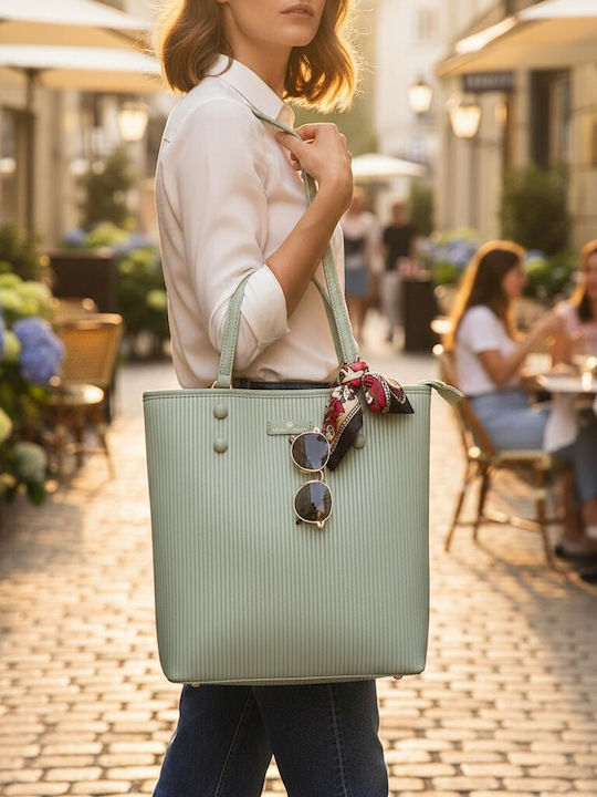 Damen Schultertasche Grünes