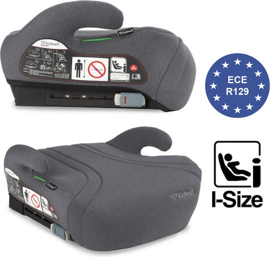 Kidwell Bono Scaun de Mașină pentru Copii Booster i-Size cu Isofix Gri 15-36 kg