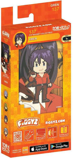 Cowboy Bebop Figgyz Dekorative Magnete Sammelstück Gren 11 Cm