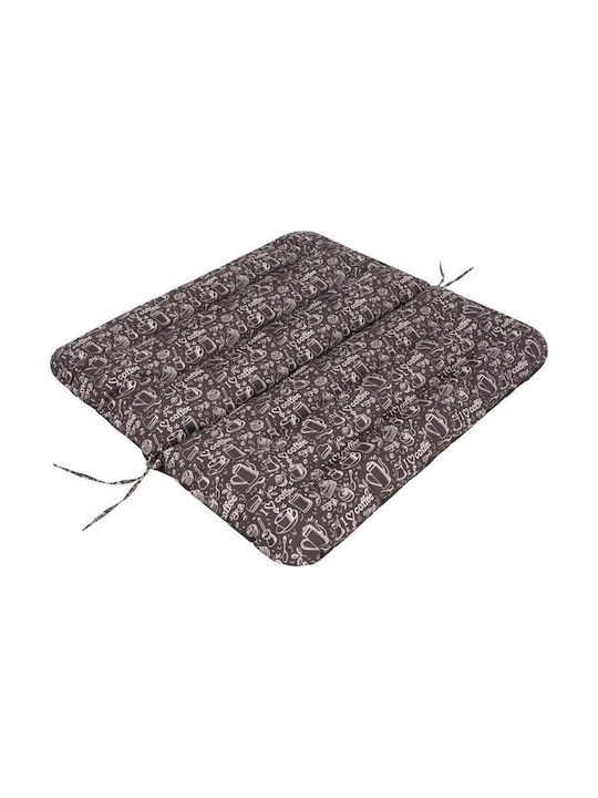 Swing Cushion Garden with Backrest Ania Brown 60x120cm