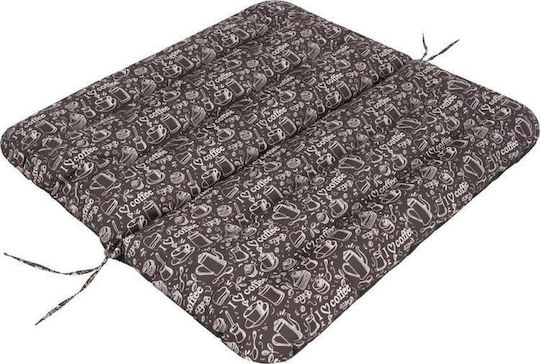 Μαξιλάρι Κούνιας Κήπου με Πλάτη Ania Καφέ Brown 60x120εκ.