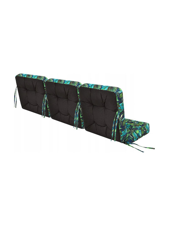 Garden Swing Cushion with Backrest Venus 3d Blue 50x60cm