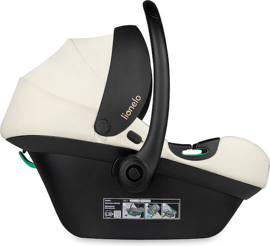 Lionelo I-size Astrid Scaun Auto pentru Copii i-Size Crem 0-13 kg