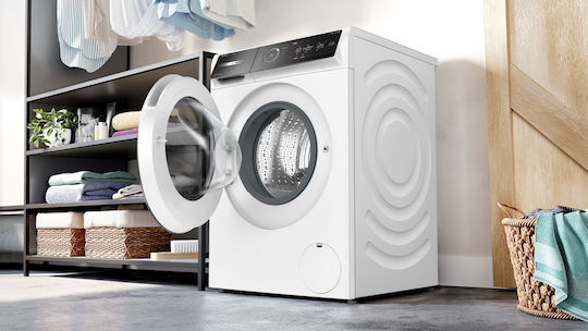 Bosch Πλυντήριο Ρούχων 10kg με Τεχνολογία Ατμού 1400 Στροφών Iron Assist WGB254A1GR