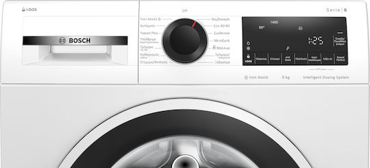 Bosch Пералня 9кг с Парна Технология 1400 Оборота Iron Assist WGG244FGGR