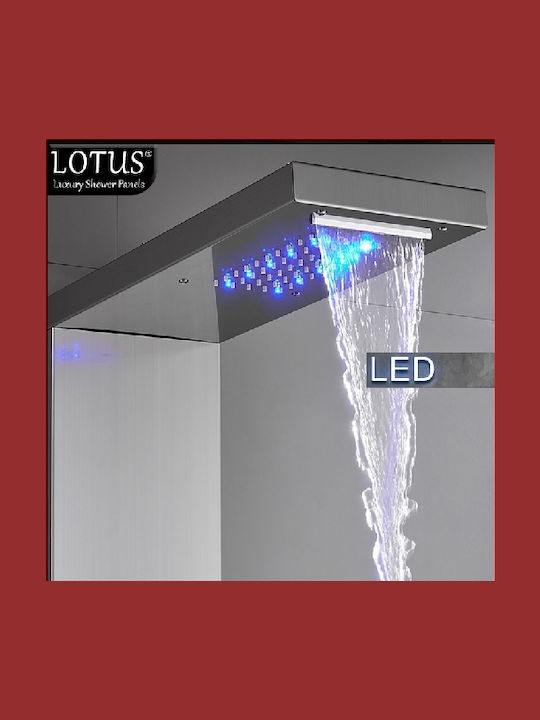 Lotus Shower Column with Hydromassage Bronze Lotus Shower Column with Hydromassage Bronze