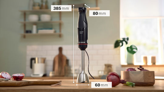 Bosch Serie 4 Hand Blenders With Inox Rod 1000W Black