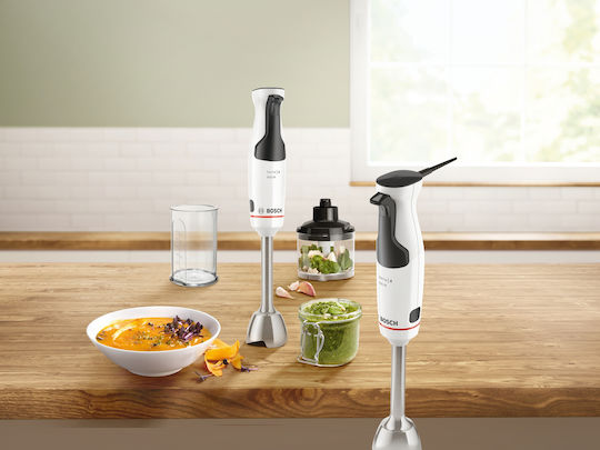 Bosch Serie 4 Hand Blender with Stainless Steel Rod 600W White