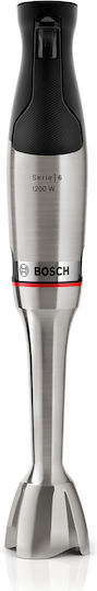 Bosch Serie 6 Ραβδομπλέντερ με Ανοξείδωτη Ράβδο 1200W Ασημί