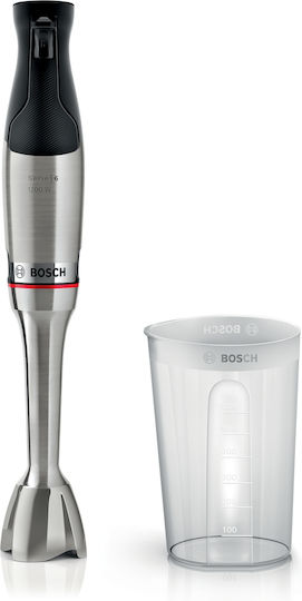 Bosch Serie 6 Ραβδομπλέντερ με Ανοξείδωτη Ράβδο 1200W Ασημί