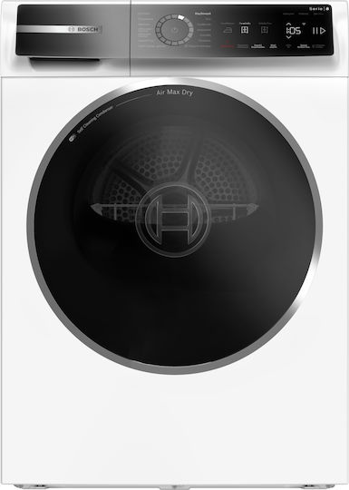 Bosch Serie 8 Στεγνωτήριο 9kg με Αντλία Θερμότητας
